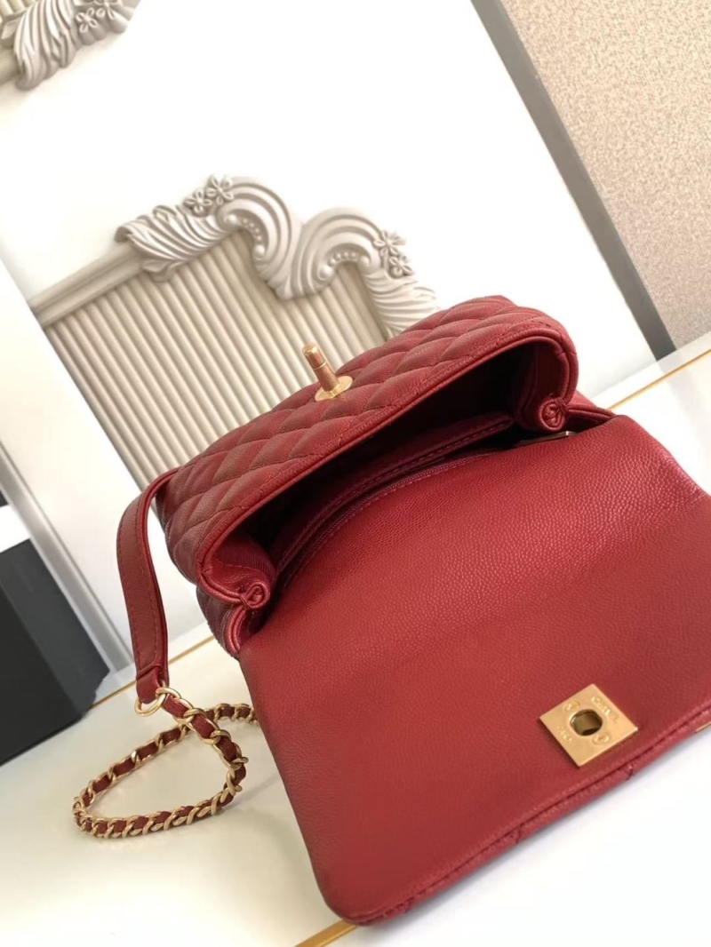 Ch**el top handle bags